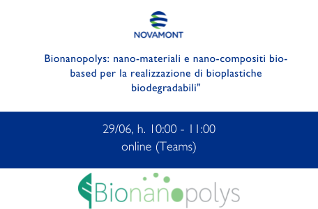 National Stakeholder Event Bionanopolys OITB – “Bionanopolys: nano-materiali e nano-compositi bio-based per la realizzazione di bioplastiche biodegradabili”